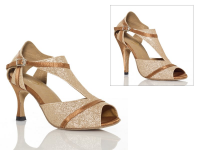 Burju Shoes Shani Gold Stilettos