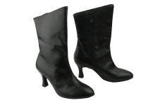 PP205A Ankle Boot Black Leather