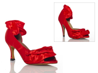 Burju Shoes Tamara Red Stilettos