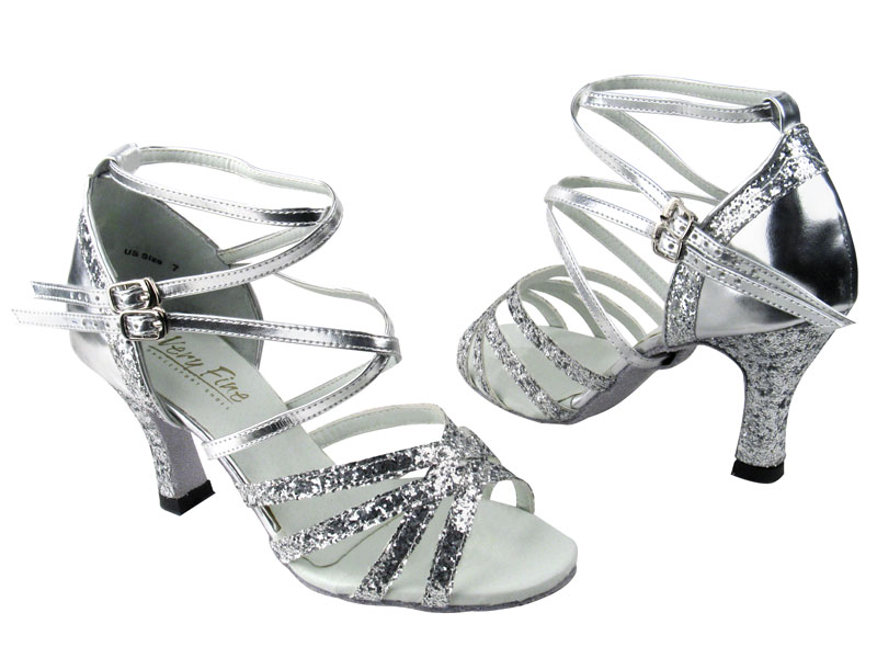 dancing shoes silver